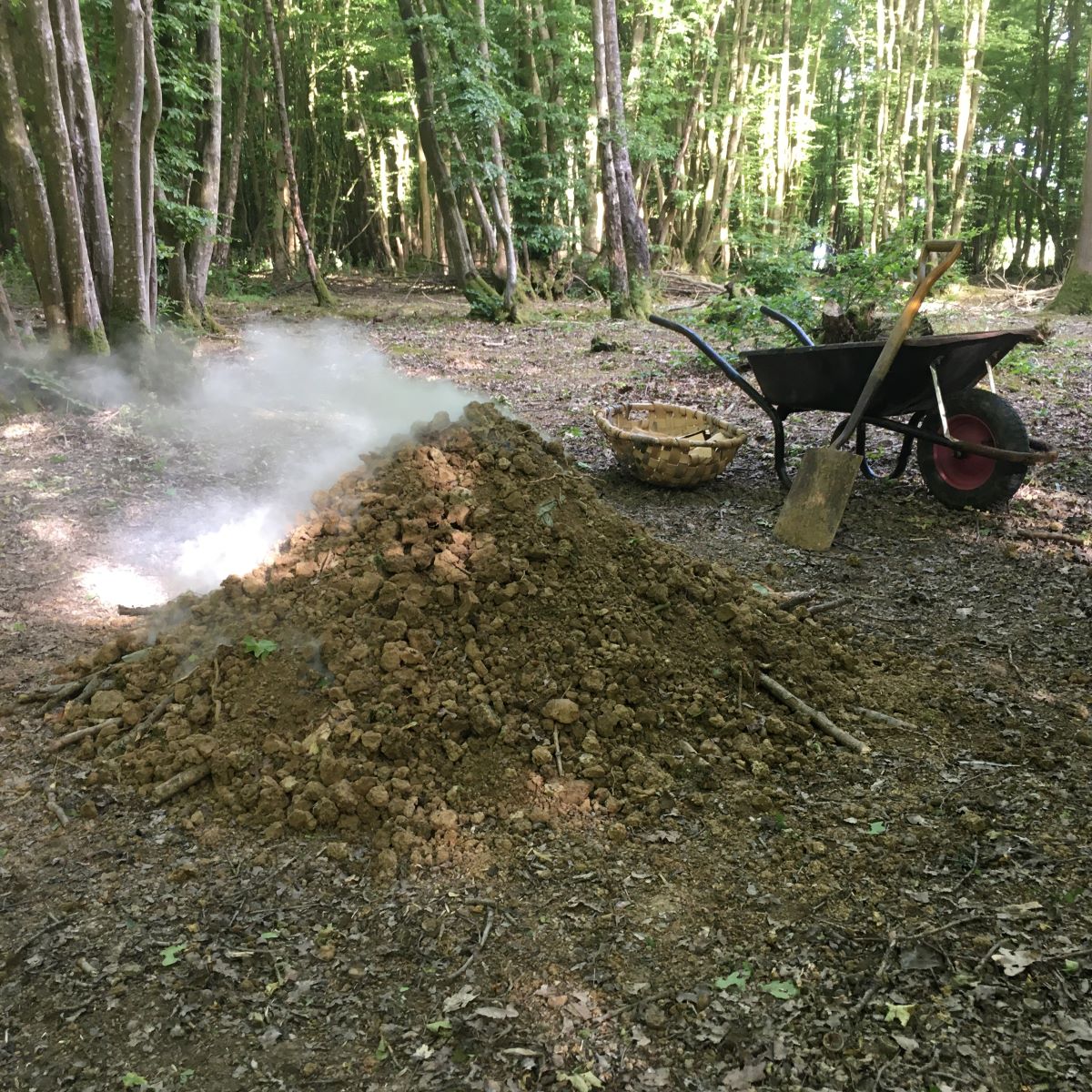 clamp kiln firing sussex